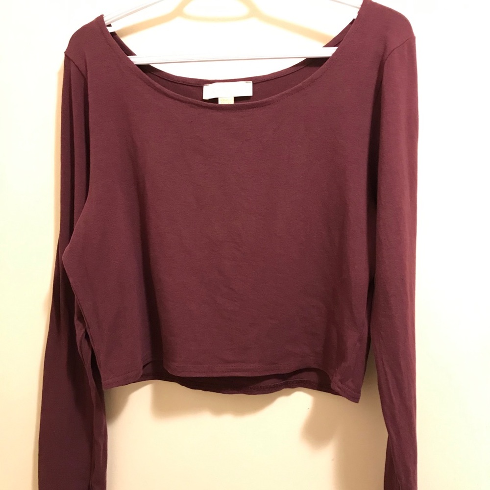 Nicki Minaj Long sleeve Crop Top